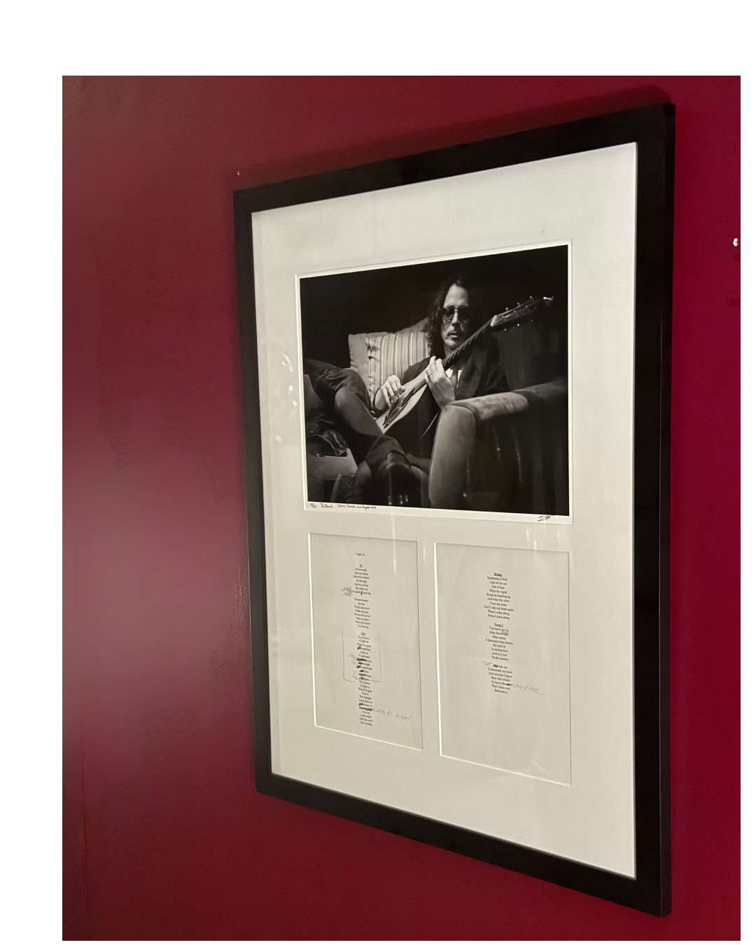 Chris Cornell Handwritten Lyrics Edits RARE Photo Andrew Stuart COA