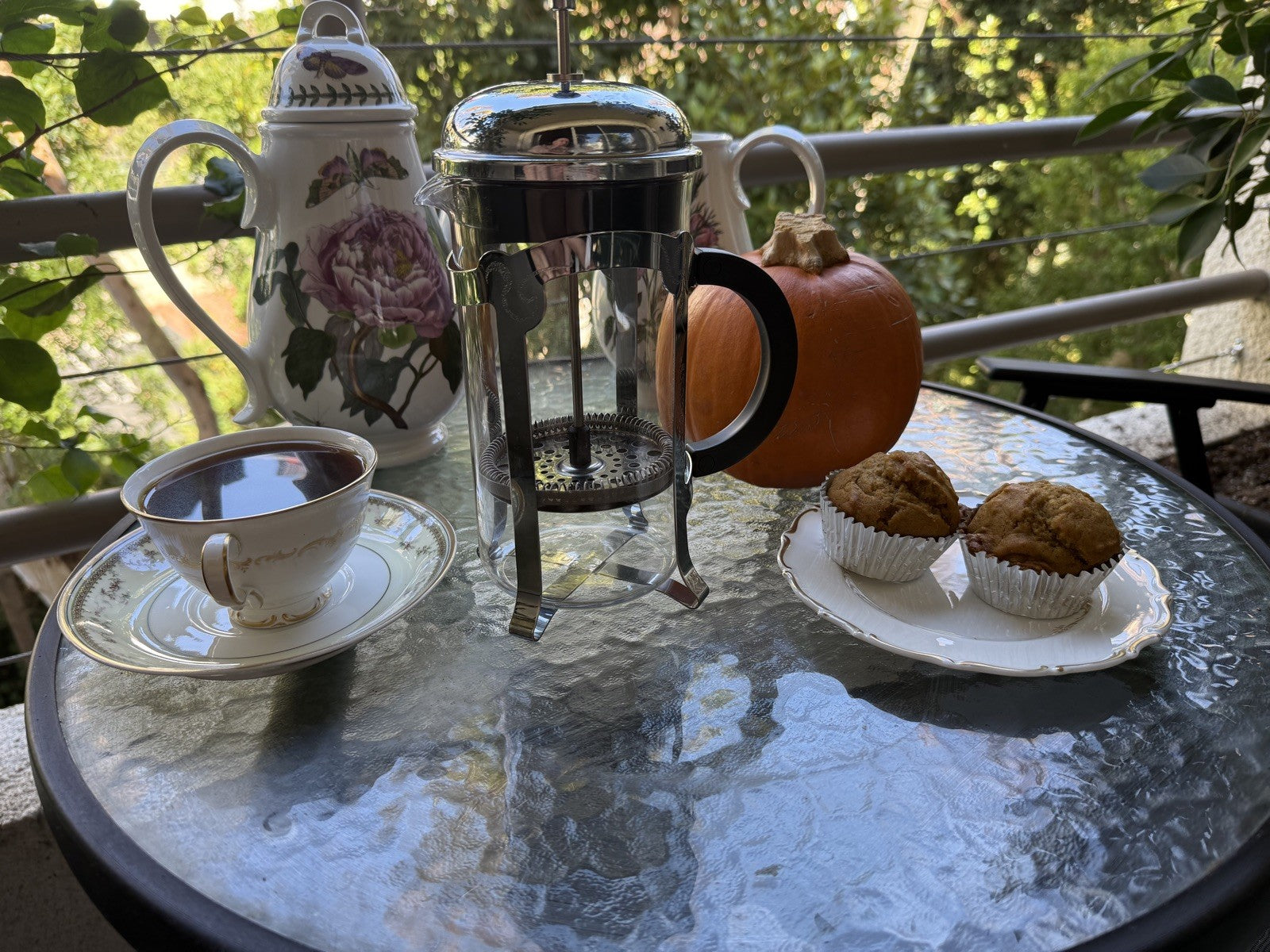 Starbucks Barista 8 Cup French Press Glass  Etched Stainless Steel Coffee Black
