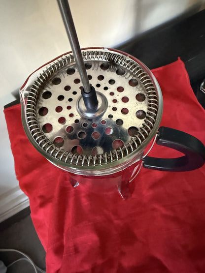 Starbucks Barista 8 Cup French Press Glass  Etched Stainless Steel Coffee Black