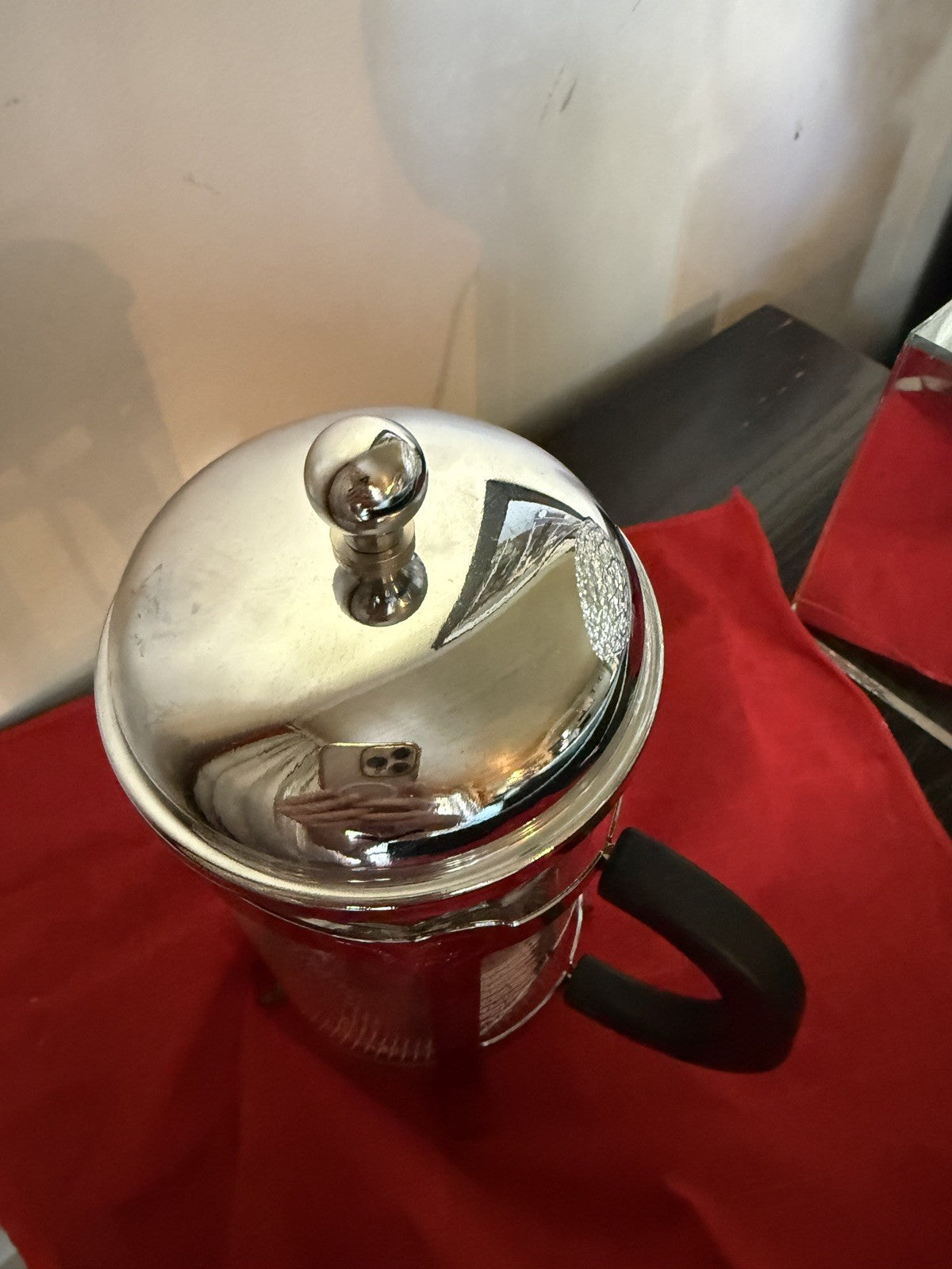 Starbucks Barista 8 Cup French Press Glass  Etched Stainless Steel Coffee Black