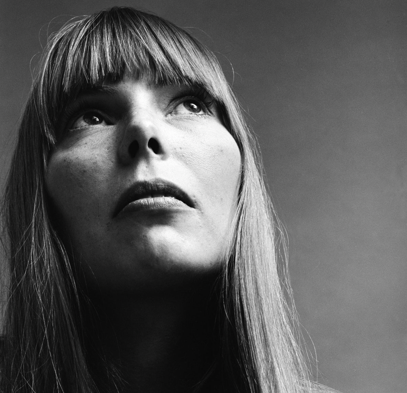 Joni Mitchell "Looking Up" 1968 Jack Robinson VOGUE Photo Print Lg Framed 44.5"