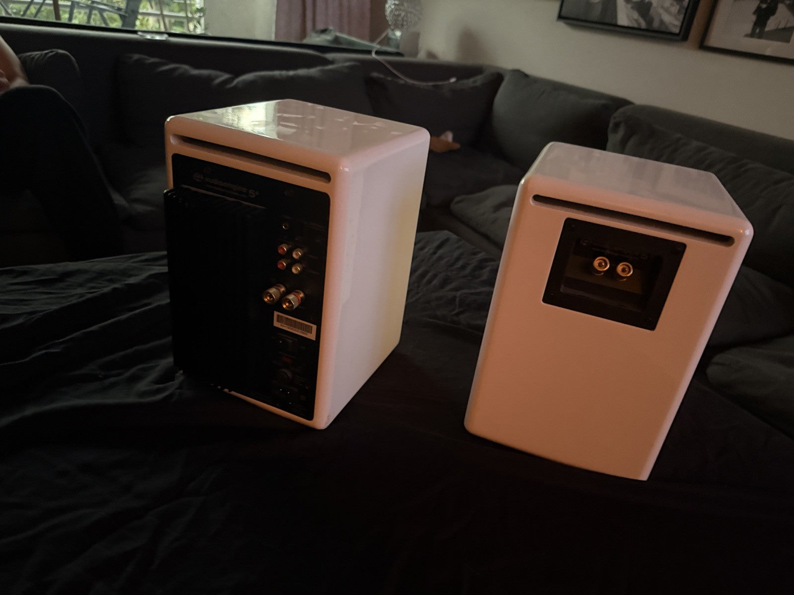 Audioengine A5+ Bookshelf Speakers WHITE | Excellent | Fully Working