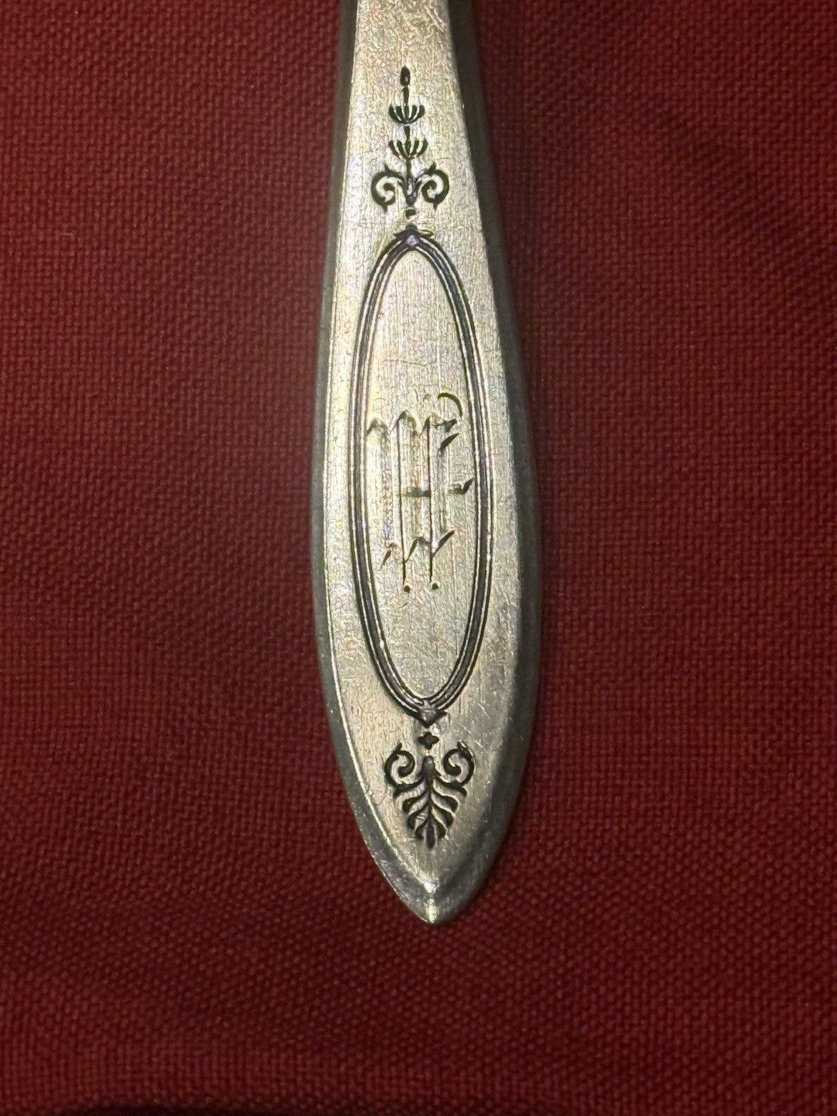 Vintage Oneida Community Plate  Adam Silverplate:  1 Spoon & 1 Fork Circa 1927