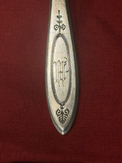 Vintage Oneida Community Plate  Adam Silverplate:  1 Spoon & 1 Fork Circa 1927