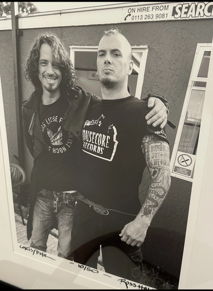 Chris Cornell Phil Anselmo Signed Photo Ross Halfin Framed COA Ltd Ed