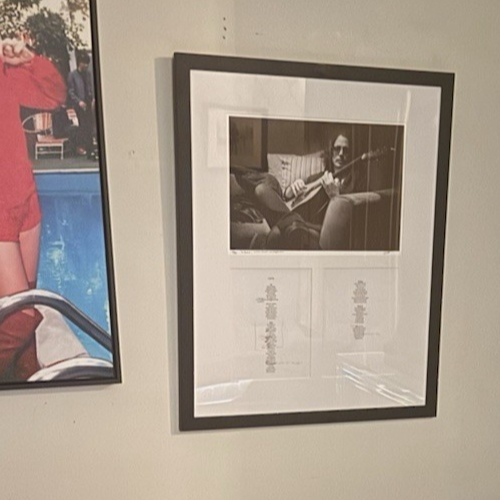 Chris Cornell Handwritten Lyrics Edits RARE Photo Andrew Stuart COA