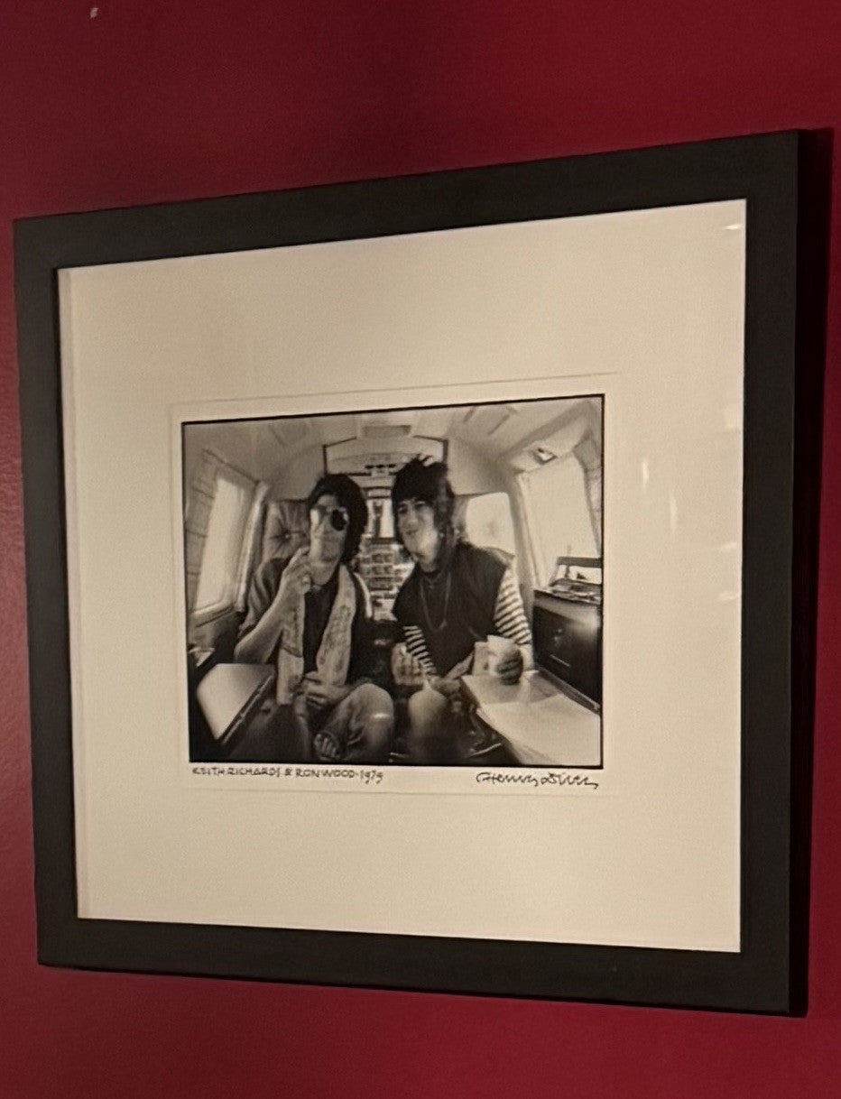  HENRY DILTZ SIGNED 11x14 Print | KEITH RICHARDS RON WOOD Rolling Stones 1979 