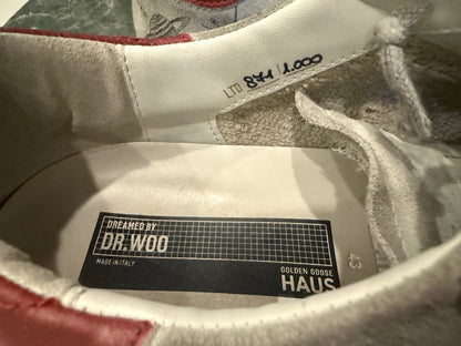 Golden Goose Dreamed By Dr. Woo Leather Sneakers Men EU 43 LE 8777/1000