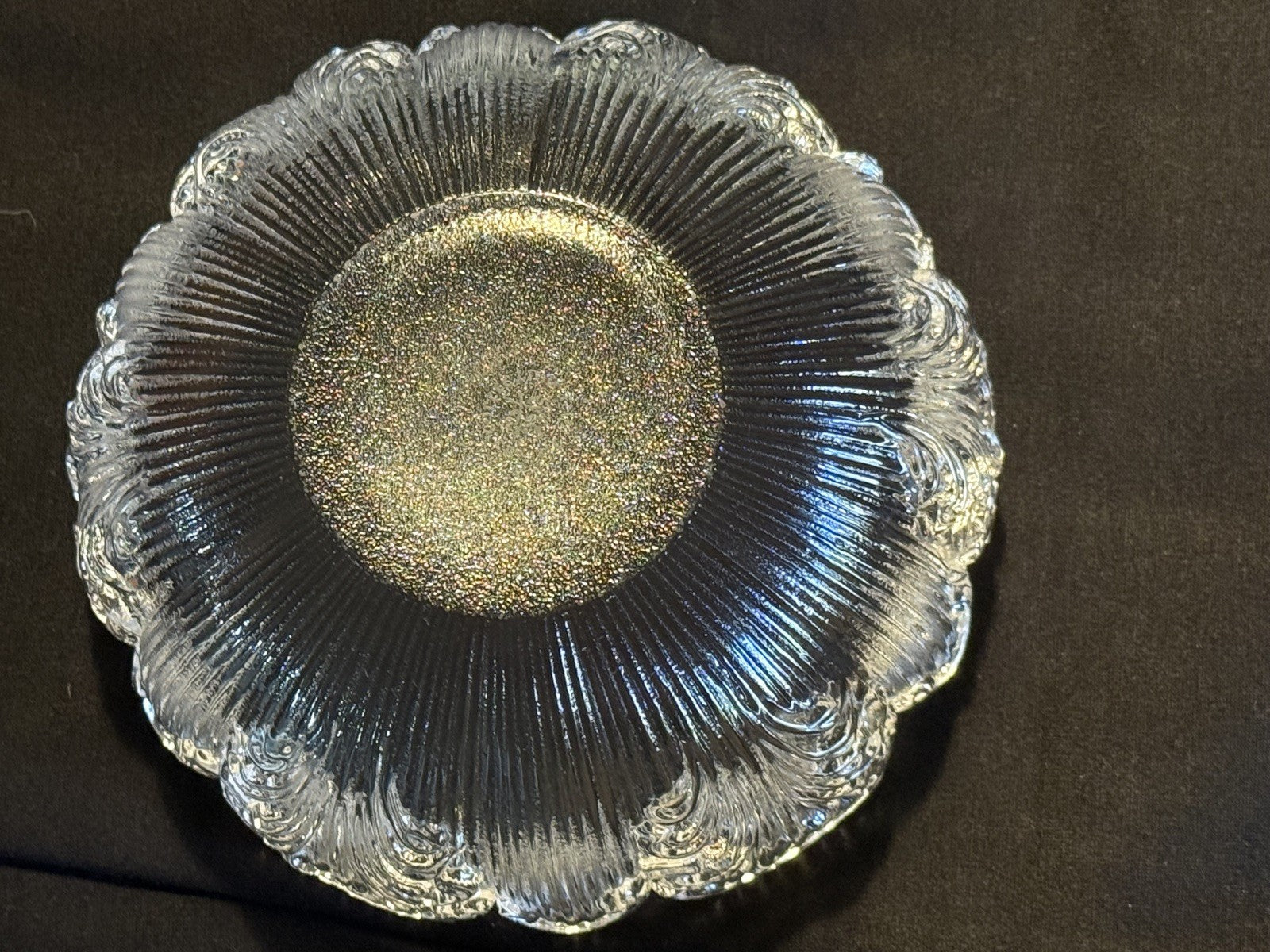 Vintage Rosenthal Classic Rose Monbijou 5" Clear Crystal Glass Bowl Germany