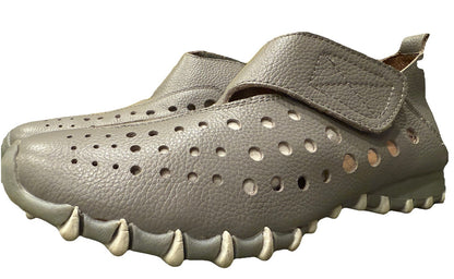 LITFOOT LF9010-3 Comfy Women's  Gray Leather Shoes Size 8 / 38  with box 