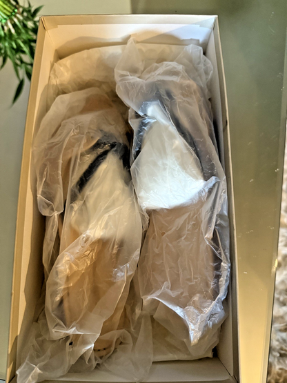 Philosophy Alberta Ferretti sandals | black  beige 38/8 US w/Box