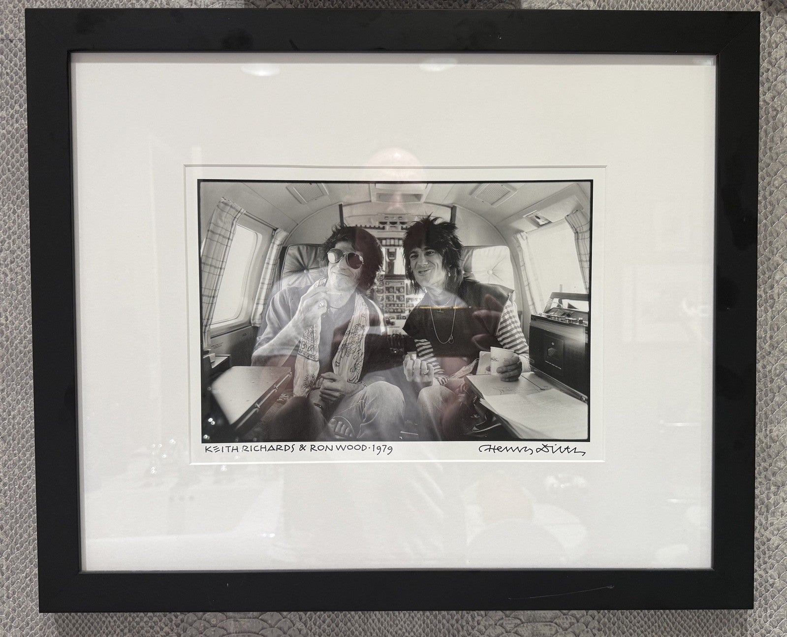  HENRY DILTZ SIGNED 11x14 Print | KEITH RICHARDS RON WOOD Rolling Stones 1979 