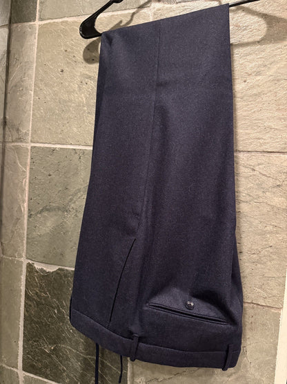 INCOTEX Slowear Drawstring Trousers Men's Size 50 Dark Blue Wool  Super 100's