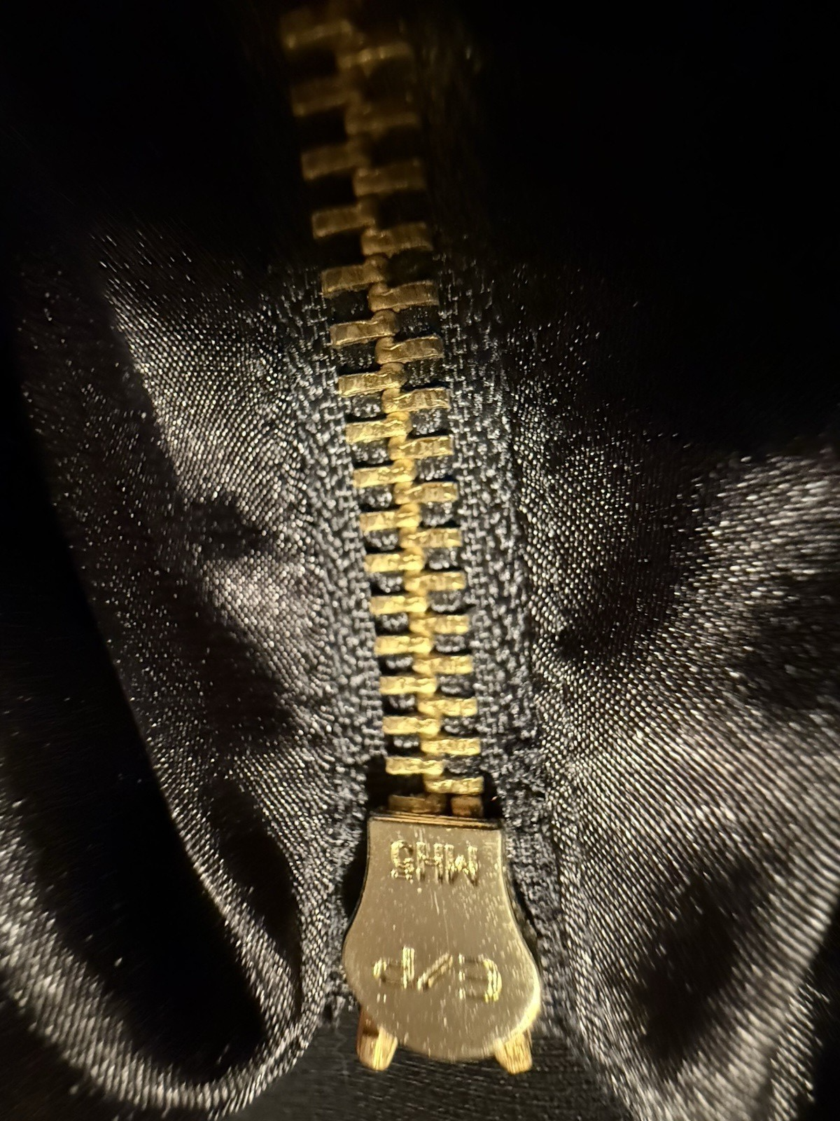 Ted Baker Architectural Pencil Dress Black Cocktail Sheath Gold Zip US 10 Size 4