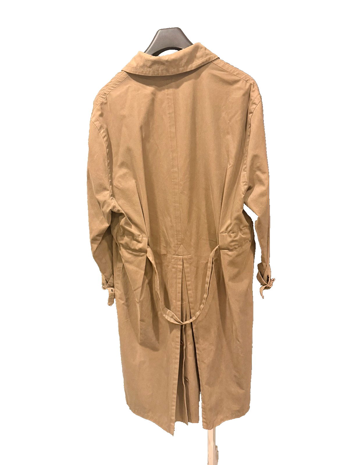 Vtg Missoni Uomo Khaki Trench Coat Jacket Belted 100% Cotton Large Italy