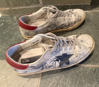 Golden Goose Dreamed By Dr. Woo Leather Sneakers Men EU 43 LE 8777/1000