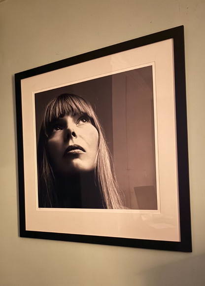 Joni Mitchell "Looking Up" 1968 Jack Robinson VOGUE Photo Print Lg Framed 44.5"