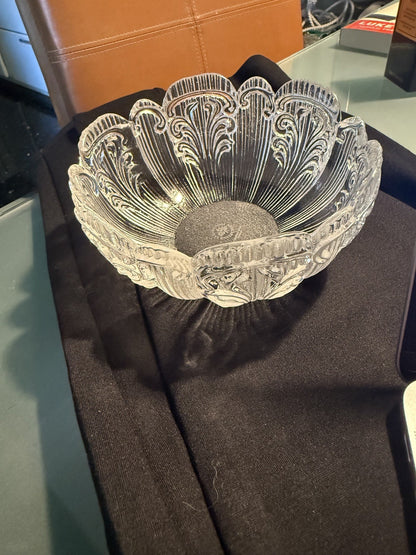 Vintage Rosenthal Classic Rose Monbijou 5" Clear Crystal Glass Bowl Germany