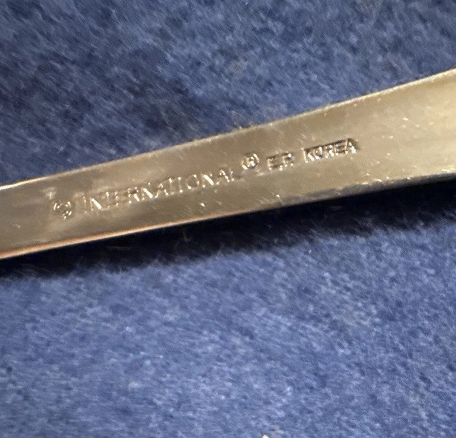 62 Pc Set of 12 1International Silver Flatware Stainless Steel & Serving  EP