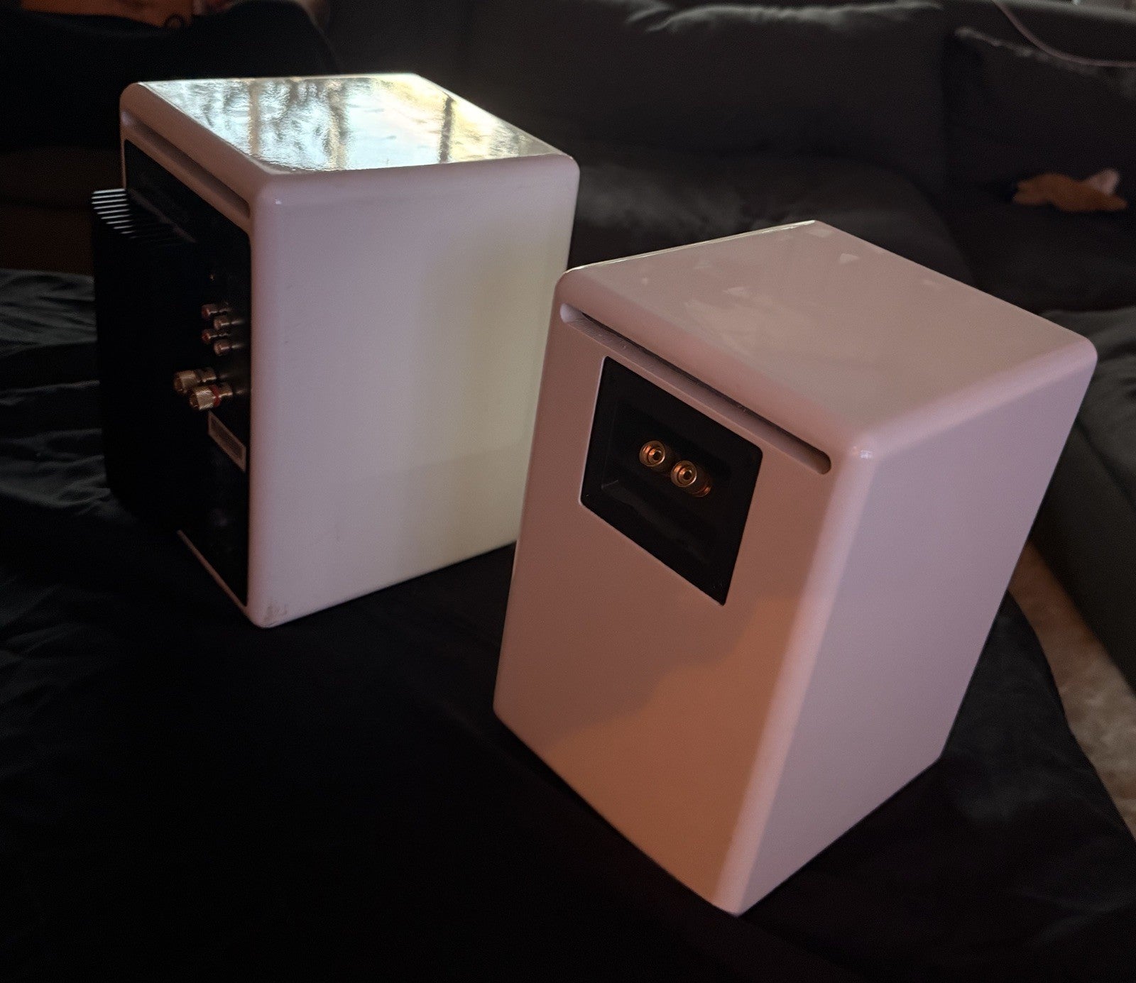 Audioengine A5+ Bookshelf Speakers WHITE | Excellent | Fully Working