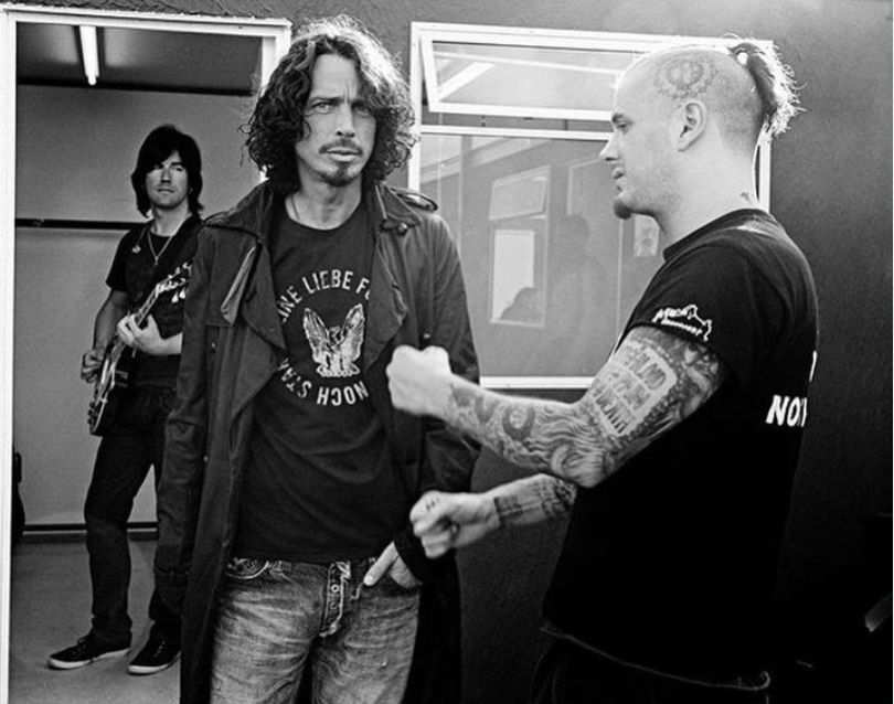 Chris Cornell Phil Anselmo Signed Photo Ross Halfin Framed COA Ltd Ed