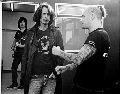 Chris Cornell Phil Anselmo Signed Photo Ross Halfin Framed COA Ltd Ed