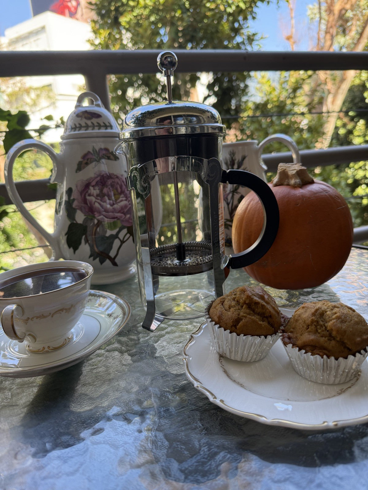 Starbucks Barista 8 Cup French Press Glass  Etched Stainless Steel Coffee Black