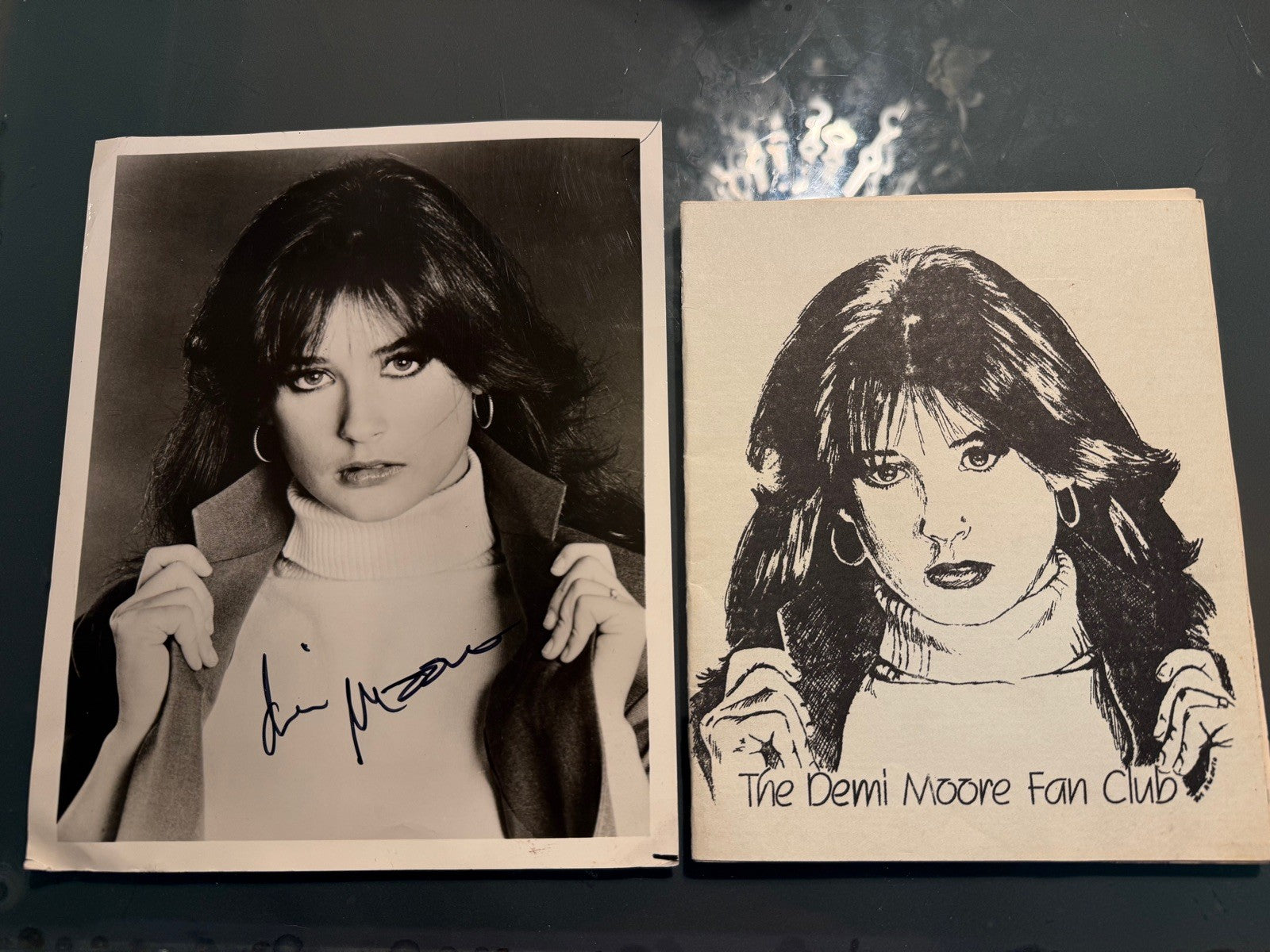 Demi Moore 1982 Fan Club Booklet , 8x10 Signed Photo, Provenance 