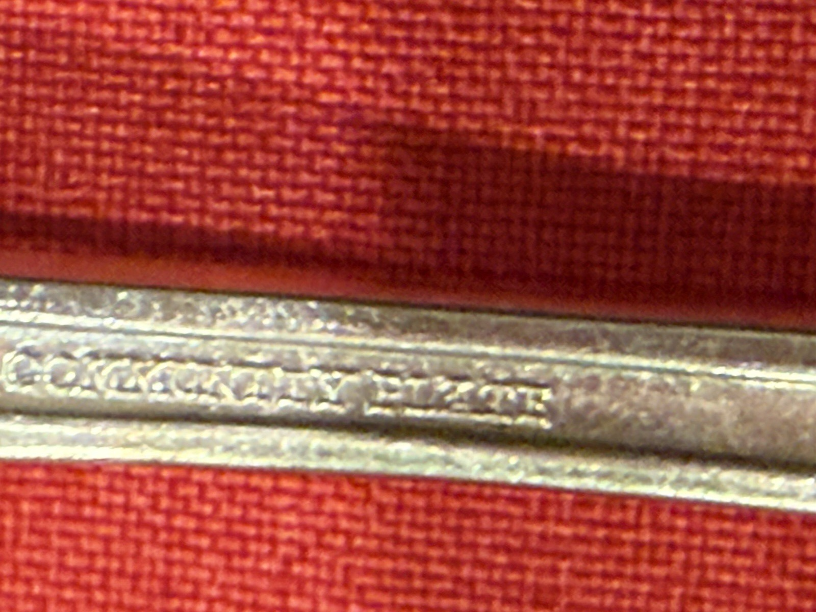 Vintage Oneida Community Plate  Adam Silverplate:  1 Spoon & 1 Fork Circa 1927