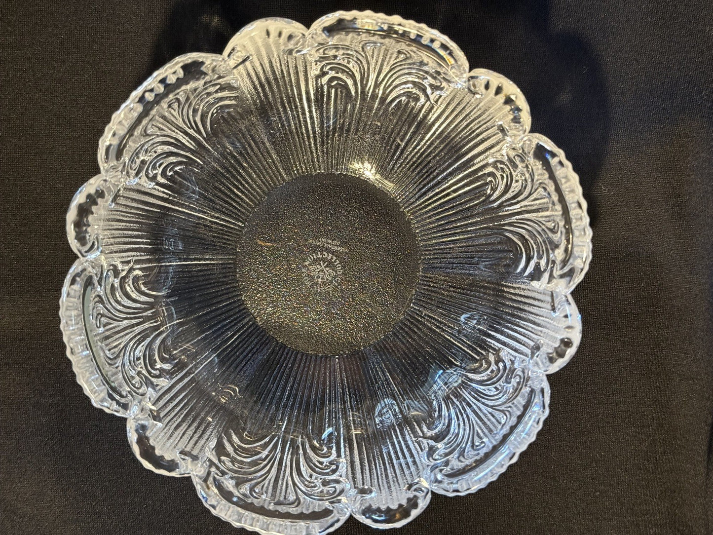 Vintage Rosenthal Classic Rose Monbijou 5" Clear Crystal Glass Bowl Germany