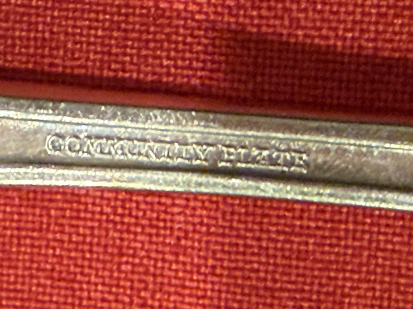 Vintage Oneida Community Plate  Adam Silverplate:  1 Spoon & 1 Fork Circa 1927