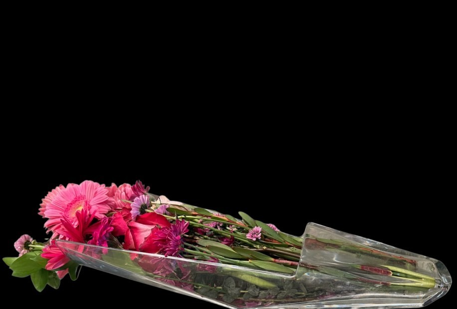 Baccarat Diva Horizontal Crystal Vase – Large 20" (50 cm), Signed 